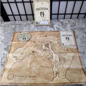 The Elder Scrolls IV Oblivion PC Game Map Manual 2006 Bethesda RPG Big Box